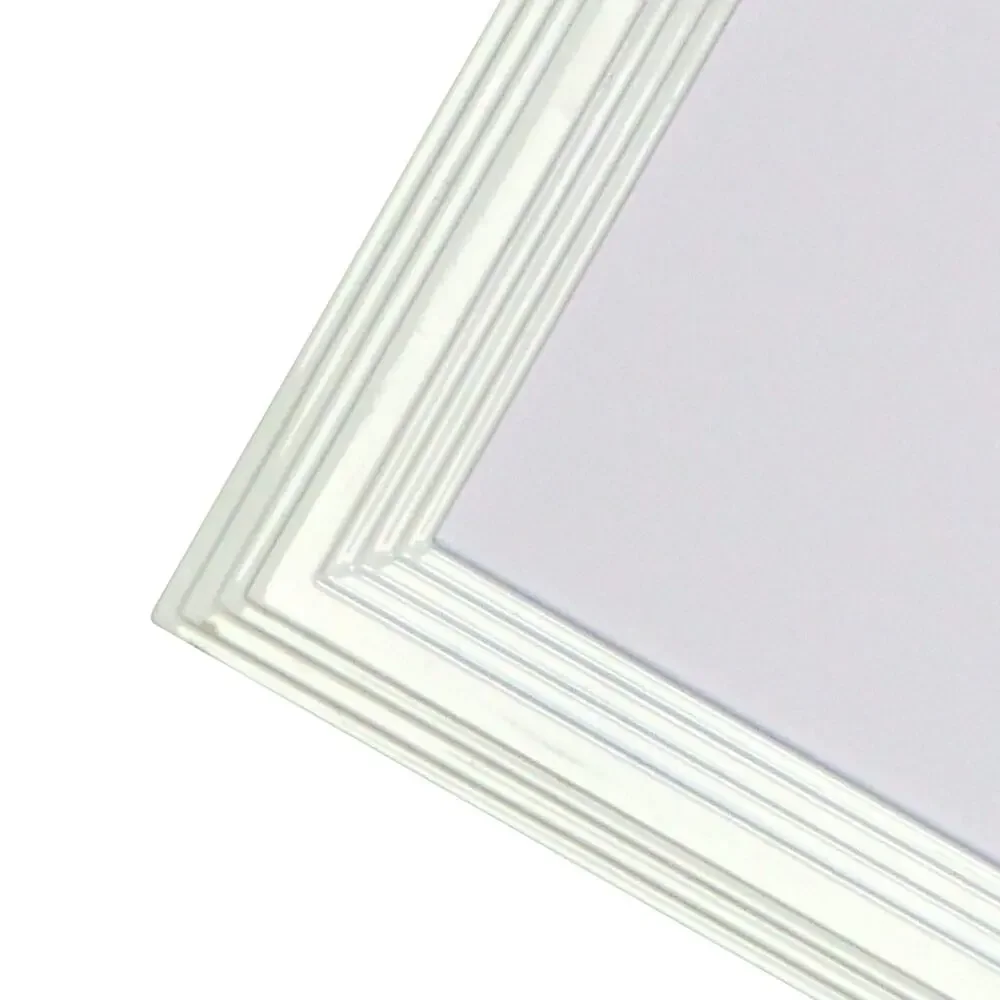 Prinz Midtown High 22x18” Gloss Molded Elegant Modern Frame, White,11x14